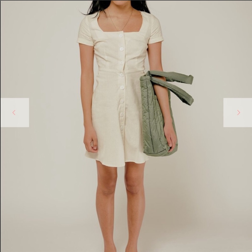 Lisa Says Gah Linen dress NWT